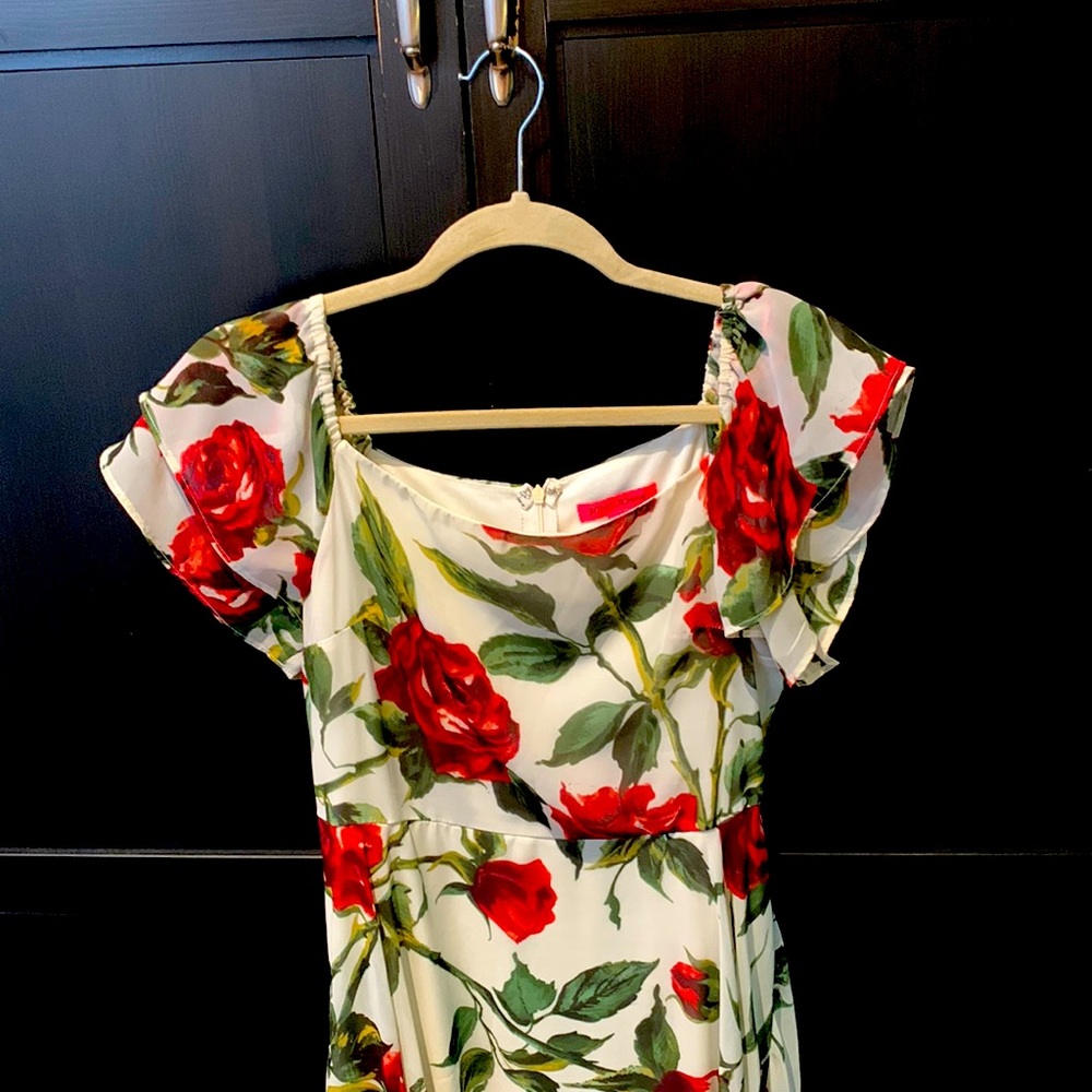 Betsey Johnson rose dress, size 6